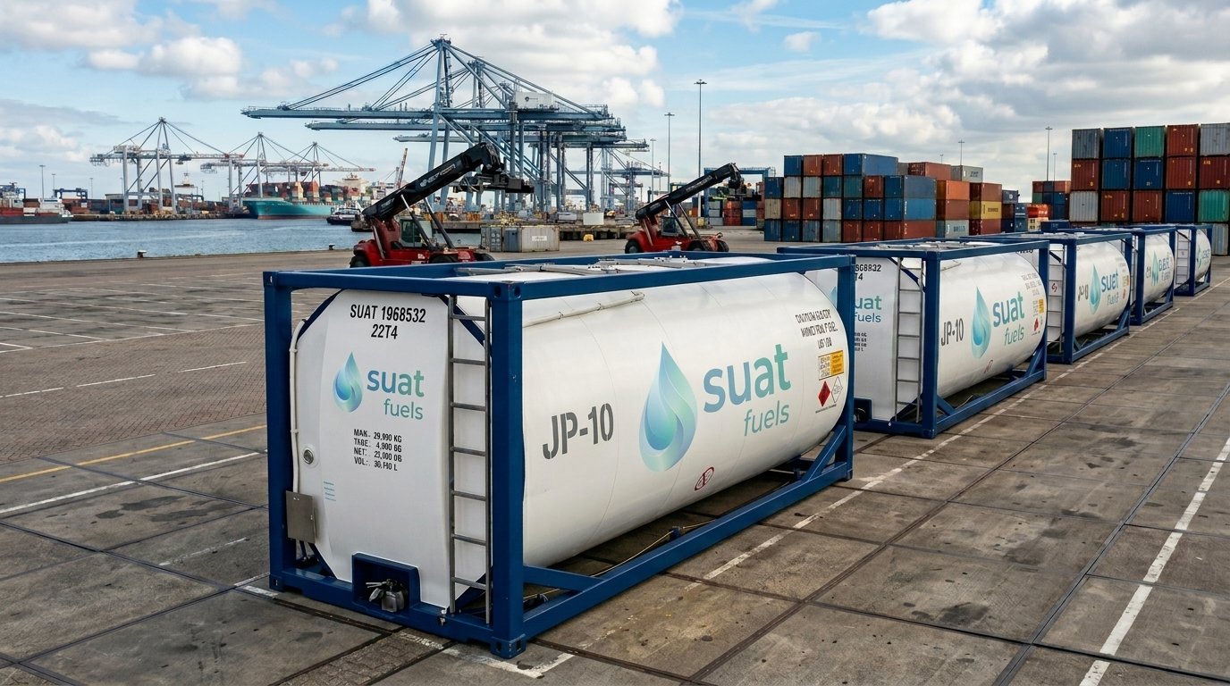 ISO tank and packaged military fuel transport