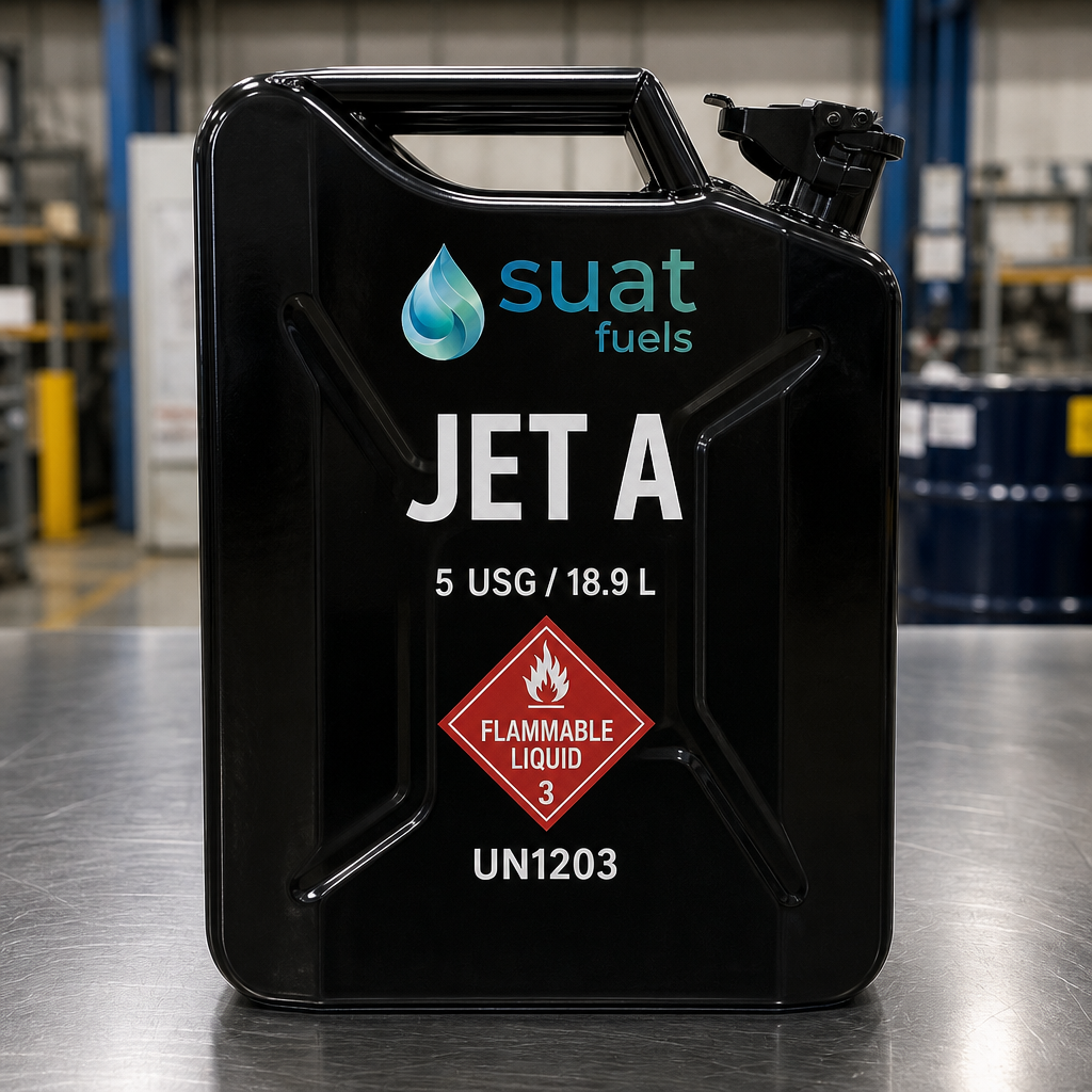 Jet A fuel storage tanks for laboratory and testing supply — 5 USG pail